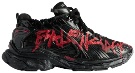 Balenciaga Runner Sneaker 'Graffiti - Black Red' 2023