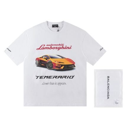 Balenciaga Lamborghini Printed T-Shirt