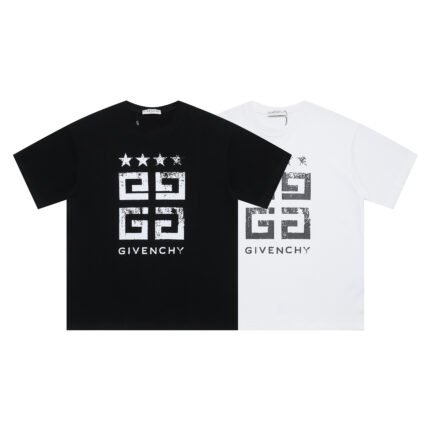 270g Letter Print Tee – Premium Double Yarn Cotton