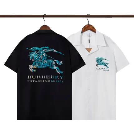 BBR 2025 Classic Floral Shirt – Short Sleeve | Black & White
